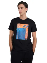 4f-t-shirt-koszulka-meska-czarna-bawelniana-z-nadrukiem-z-przodu-wygodna