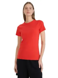 4f-t-shirt-koszulka-damska-bawelniana-czerwona-na-co-dzien-basic-bawelna