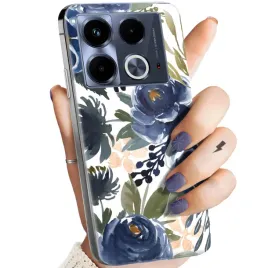 etui-do-infinix-note-40-4g-wzory-kwiaty-kwieciste-flower-obudowa-pokrowiec