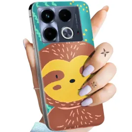 etui-do-infinix-note-40-4g-wzory-leniwiec-smieszne-wewnetrzne-zwierze-case