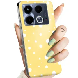 etui-do-infinix-note-40-4g-wzory-kropki-grochy-bokeh-dots-obudowa-pokrowiec