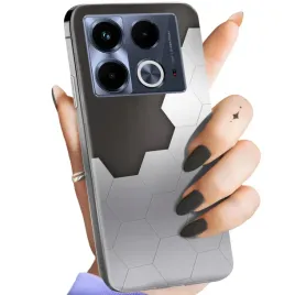 etui-do-infinix-note-40-4g-wzory-szare-metallic-grey-obudowa-pokrowiec-case