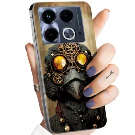 etui-do-infinix-note-40-4g-wzory-steampunk-maszyny-laboratoria-obudowa-case