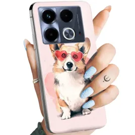 etui-do-infinix-note-40-4g-wzory-corgi-pieski-piesek-lapa-obudowa-pokrowiec