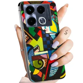 etui-do-infinix-note-40-4g-wzory-kubizm-abstrakcjonizm-geometria-obudowa