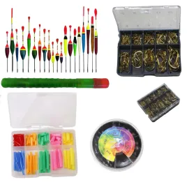 zestaw-splawikow-z-balsy-20-szt-tuba-olow-gumki-haczyki-100-szt