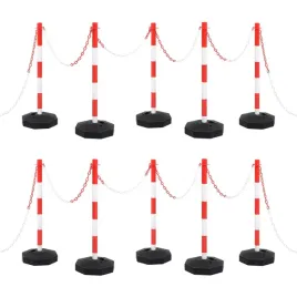 zestaw-slupkow-z-lancuchem-pe-10-m-czerwony-bialy-czarny-90-cm-podstawa