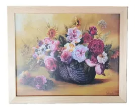obraz-w-drewnianej-ramie-24-30-cm-kwiaty