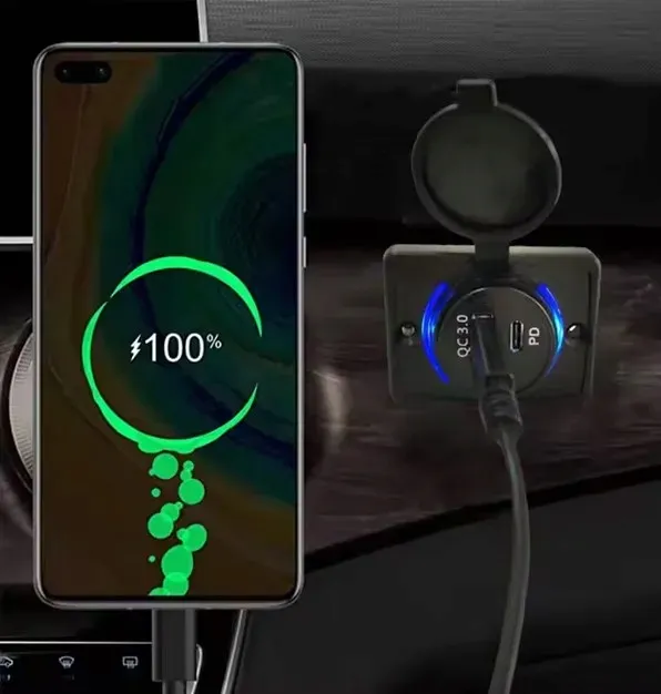 zasilacz-ladowarka-usb-usb-c-12v-24v-led-gniazdko-scienne