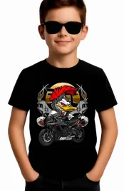 t-shirt-koszulka-nadruk-dziecko-kaczor-motor-prezent-128-134-przod-w-396