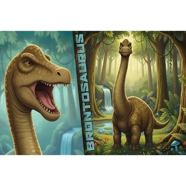 trefl-puzzle-100-elementow-brontosaurus-stan-nowy