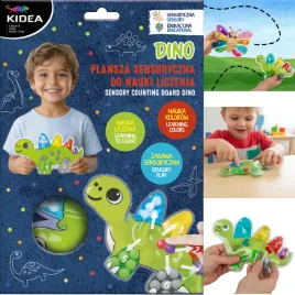kidea-plansza-sensoryczna-do-nauki-liczenia-dino-dla-dzieci