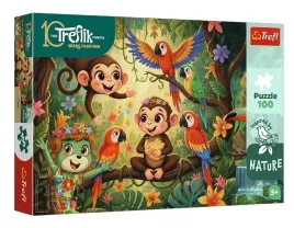 trefl-puzzle-100-elementow-malpki-i-przyjaciele-rodzina-treflikow