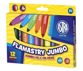 astra-flamastry-szkolne-grube-jumbo-12-kolorow
