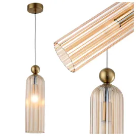 lampa-wiszaca-piega-1-bursztynowa-1xe14