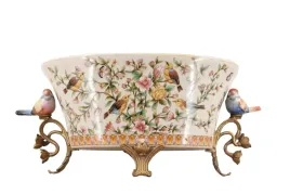 biala-porcelanowa-patera-ptaki-i-kwiaty-porcelana-braz-ozdoba