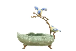 zielona-porcelanowa-patera-ptaki-na-galezi-porcelana-braz-dekoracja
