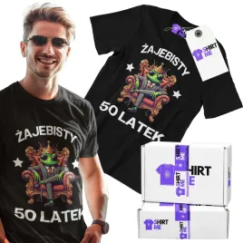 prezent-na-50-urodziny-koszulka-z-nadrukiem-tshirt-meski-zajebisty-50-latek