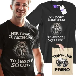 prezent-na-50-urodziny-koszulka-nie-dosc-ze-przystojny-t-shirt-meski-torba