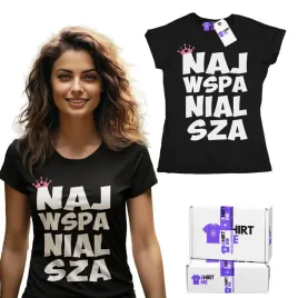 koszulka-damska-z-nadrukiem-najwspanialsza-prezent-na-walentynki-roz-xl