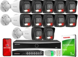 zestaw-monitoringu-12-kamer-4mpx-poe-ipcam-b4-30dl-hilook-by-hikvision