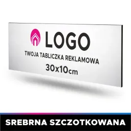 tabliczka-szyld-twoje-logo-30x10-srebrna-szczotka