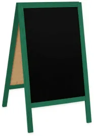 potykacz-drewniany-s-51x90-cm-kredowy-dwustronny-kolor-zielony