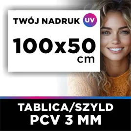 tablica-szyld-reklama-100x50cm-pcv-3mm-druk-uv-wlasny-nadruk