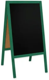 potykacz-drewniany-l-61x118-cm-kredowy-dwustronny-kolor-zielony