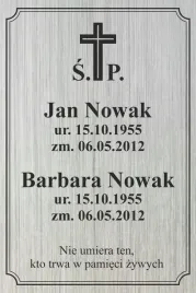 tablica-nagrobna-20x30cm-dibond-szczotka-srebrna-s2-30-x-20-cm