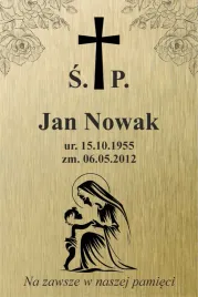 tablica-nagrobna-20x30cm-dibond-szczotka-zlota-z4-30-x-20-cm