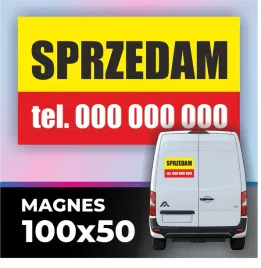 magnes-sprzedam-100x50-cm-reklama-magnetyczna
