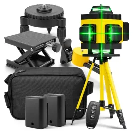 poziomica-laserowa-stojak-laser-krzyzowy-360-samopoziomujacy-statyw-2-aku