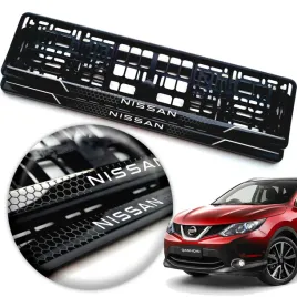 2x-ramki-tablic-rejestracyjnych-do-nissan-zelowe-3d-logo-premium