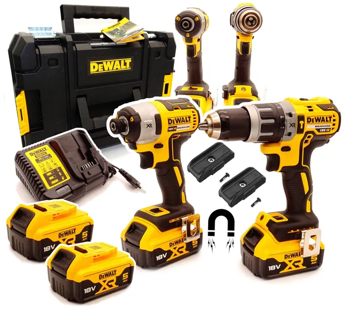 Zestaw DeWALT DCK266P2T-QW Wiertarko-wkrętarka DCD796 + Zakrętarka DCF887 2x5Ah