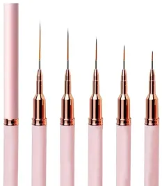 zestaw-pedzli-pedzelkow-do-zdobien-manicure-cienkie-premium-rozowe-5szt
