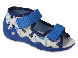 befado-kapcie-dzieciece-rzepy-niebieski-rozmiar-24-sandalki