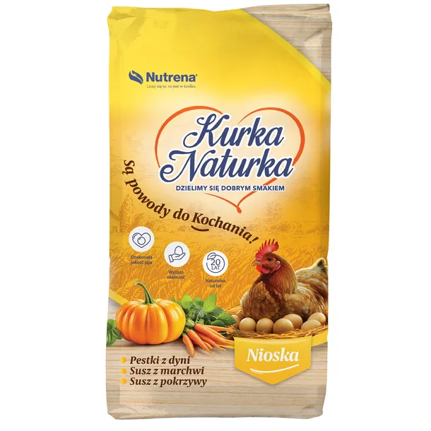 Pasza Dla Kur Niosek KURKA NATURKA 25kg KRUSZONKA Karma