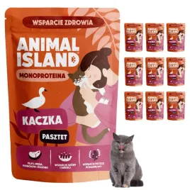 animal-island-kaczka-karma-mokra-monoproteinowa-dla-kota-doroslego-10x-100g