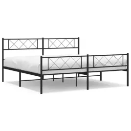 metalowa-rama-lozka-180x200-cm-czarna-z-wezglowiem-i-zanozkiem