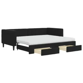 czarna-lezanka-rozkladana-2-w-1-z-szufladami-wymiary-223-x-100-x-68-cm