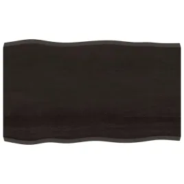 blat-debowy-100-x-60-x-2-4-cm-ciemny-braz-naturalne-krawedzie