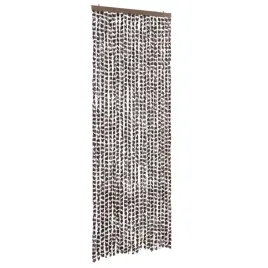 zaslona-przeciwko-owadom-90-x-200-cm-brazowo-biala-z-szenilu-polipropyle