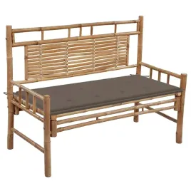 bambusowa-lawka-ogrodowa-z-poduszka-taupe-120-x-55-x-90-cm