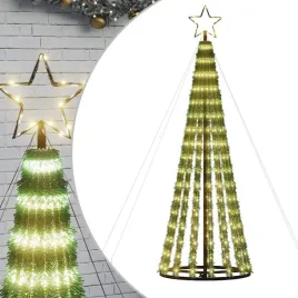 choinka-led-70-x-180-cm-cieply-bialy-8-efektow-swietlnych