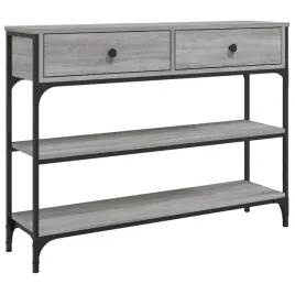 stolik-konsolowy-szary-dab-sonoma-100-x-25-x-75-cm