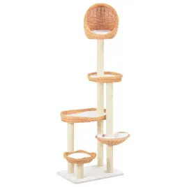 drapak-dla-kota-172-cm-z-5-koszykami-naturalny-60-x-40-cm