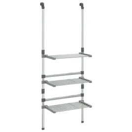 srebrna-3-poziomowa-suszarka-na-pranie-50-x-25-x-90-135-cm