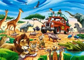 puzzle-180-ukladanka-dla-dzieci-safari-zwierzeta-lwy-zyrafy-zebry-6-castor