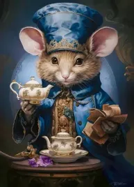 puzzle-260-ukladanka-zwierzeta-mysz-czarodziej-porcelana-herbata-8-castor